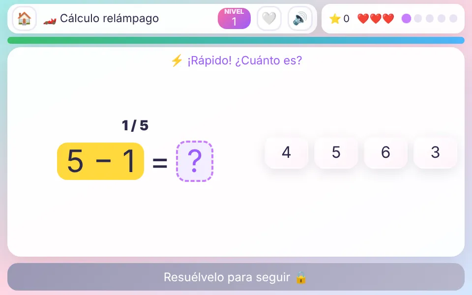 Captura de Cálculo relámpago