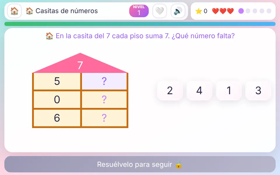 Screenshot of Number Houses