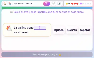 Cuento con huecos