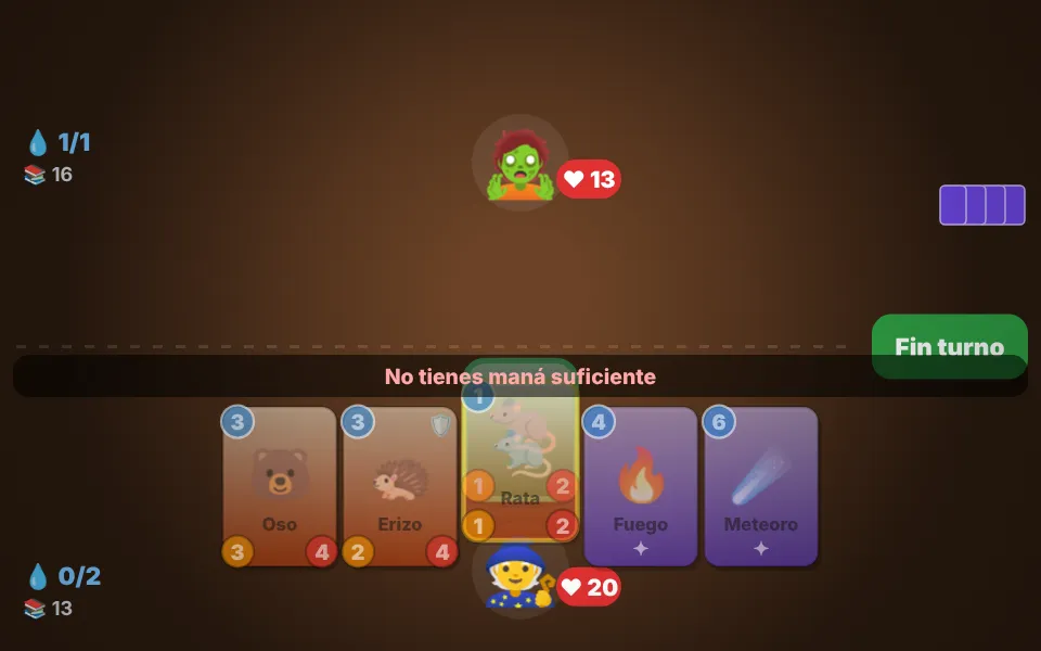 Screenshot of Card Duel