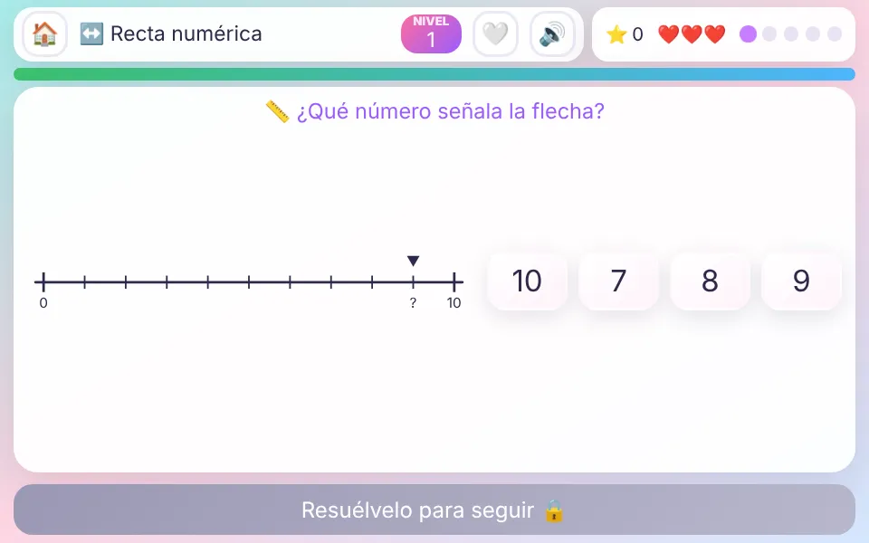 Captura de Recta numérica
