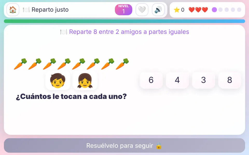 Captura de Reparto justo