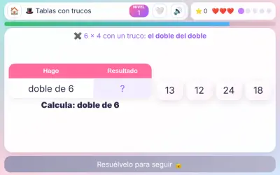 Tablas con trucos