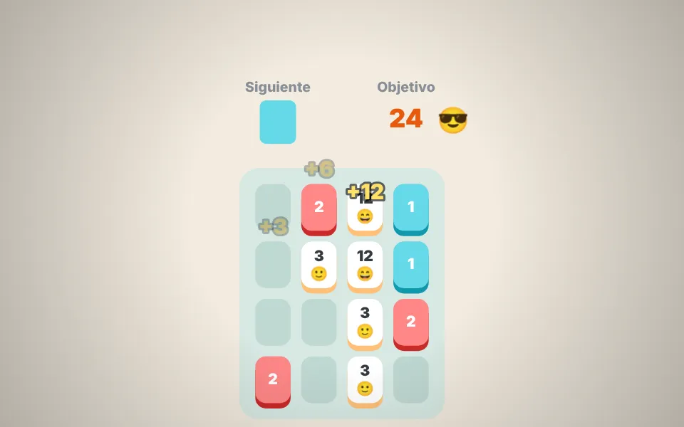 Screenshot of Threes